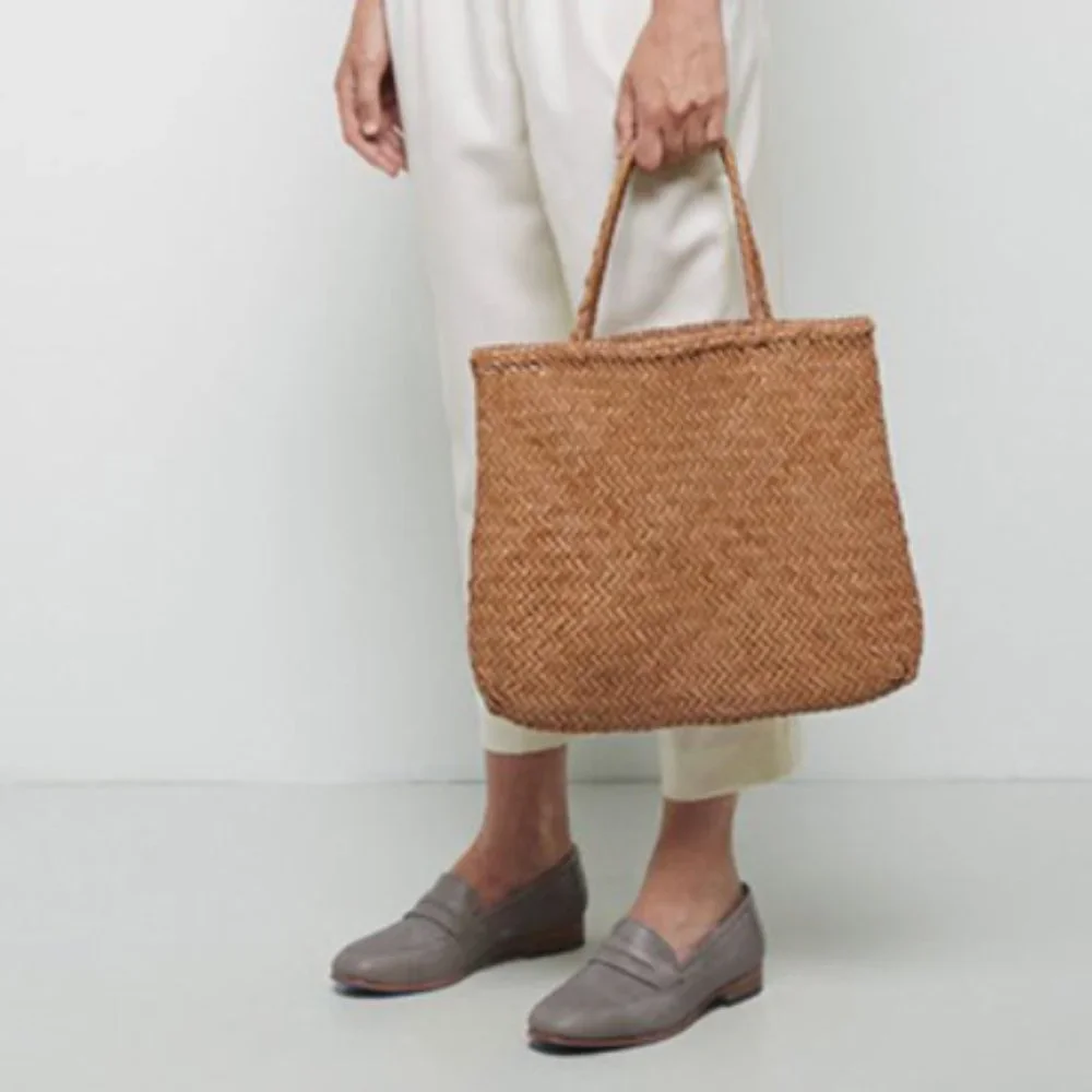 Dragon Diffusion Sophie Woven Leather Tote